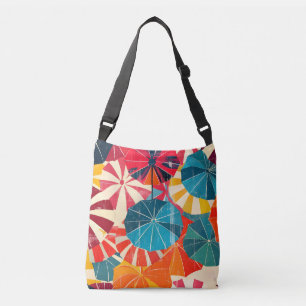 Bolso Cruzado Paraguas Retro Día Lluvioso Pop Art