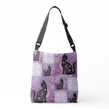 Parche Purple Cosmic Cats