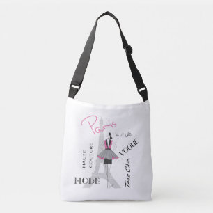 Bolso Cruzado París, Francia, la moda de la Torre Eiffel,