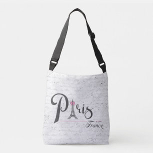 Bolso Cruzado París moderno, Francia diseño Moda del corazón