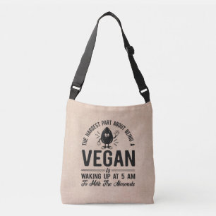 Bolso Cruzado Parte más dura Vegan, Leche los almendros, diverti