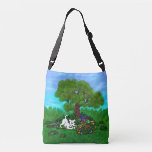 Bolso Cruzado Pascua - ceja y mariposa del perrito