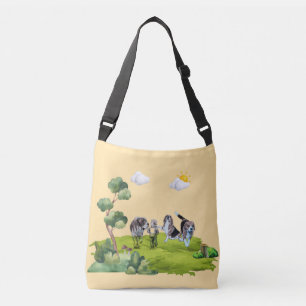 Bolso Cruzado Paseo de Perros - Aventura al Aire Libre de Niño y