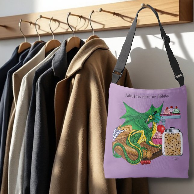 Bolso Cruzado Pastel de Dragón Verde (Subido por el creador)