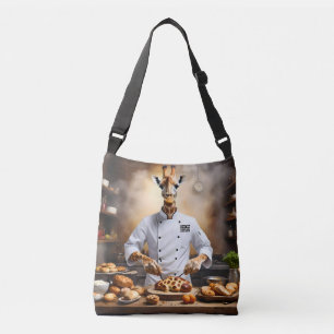 Bolso Cruzado "Pastelero Jirafa: Alcanzando Nuevas Alturas,