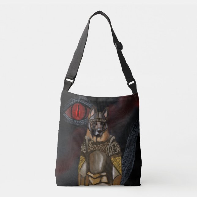 Bolso Cruzado Pastor alemán (Anverso)
