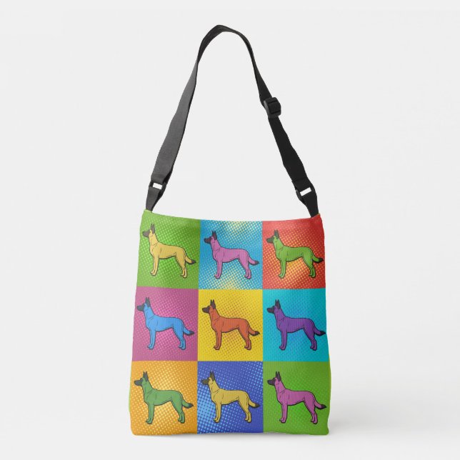 Bolso Cruzado Pastor belga - Malinois (Reverso)