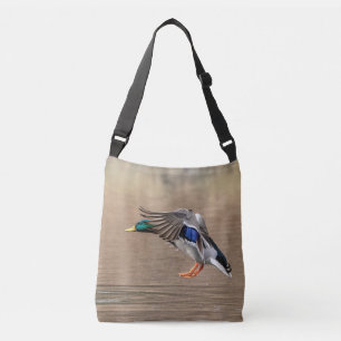 Bolso Cruzado Pato del pato silvestre en vuelo