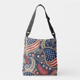 Bolso Cruzado Patriotic Paisley