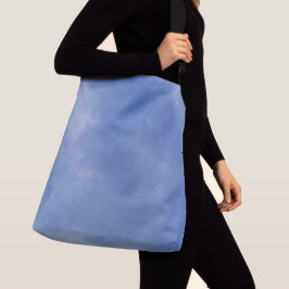 Bolso Cruzado Patrón azul de Vista de color de agua