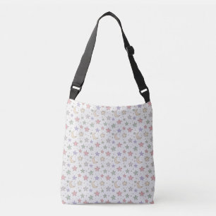 Bolso Cruzado Patrón caprichoso de luna y estrellas