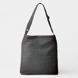 Bolso Cruzado Patrón chino de punta geométrica moderna filtrada