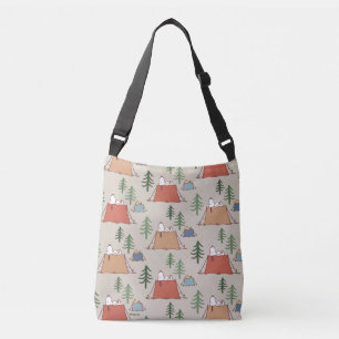 Bolso Cruzado Patrón de acampar Snoopy & Woodstock Go