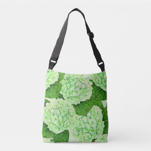 Bolso Cruzado Patrón de acuarela de Hydrangea