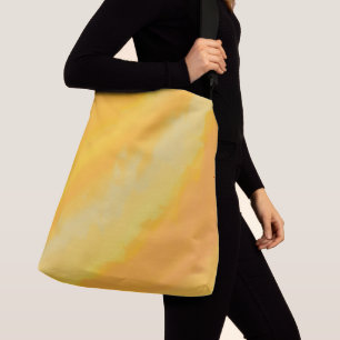 Bolso Cruzado Patrón de acuarela de naranja soleada cítrica