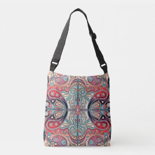 Bolso Cruzado Patrón de acuarela oriental II + sus ideas