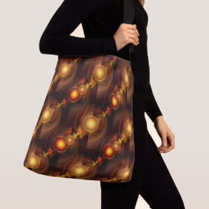 Bolso Cruzado Patrón de Arte Abstracto Moderno Boho Elegante Dor