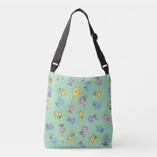 Bolso Cruzado Patrón de arte pop del azúcar de Woodstock