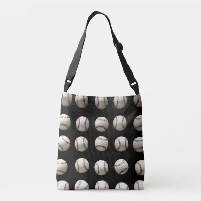 Bolso Cruzado Patrón de béisbol (Reverso)