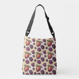 Bolso Cruzado Patrón de Berry de corte