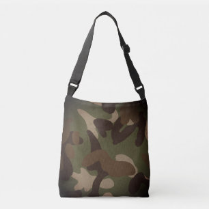 Bolso Cruzado Patrón de camuflaje militar clásico