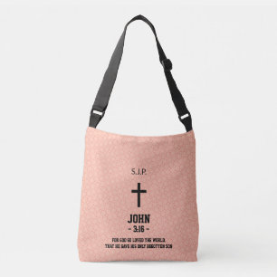 Bolso Cruzado Patrón De Cita De Biblia Capítulo Y Verso Cristian