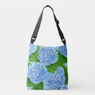 Bolso Cruzado Patrón de color azul hidrangea