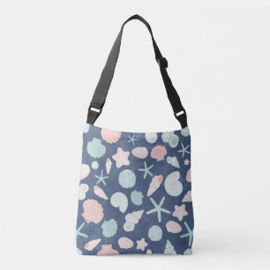 Bolso Cruzado patrón de conchas marinas