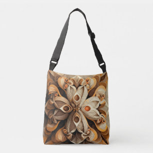 Bolso Cruzado Patrón de decoración de plástico ornamental de col