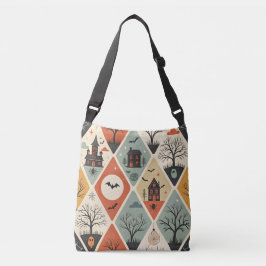 Bolso Cruzado Patrón de fantasma oscuro