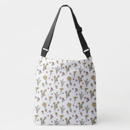 Bolso Cruzado Patrón de flor floral de primavera