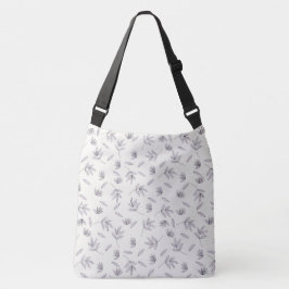 Bolso Cruzado Patrón de flor floral de primavera