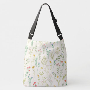 Bolso Cruzado Patrón de flor floral de primavera