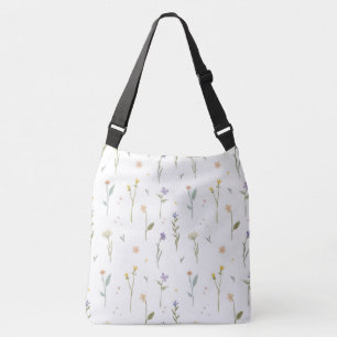 Bolso Cruzado Patrón de flor floral de primavera