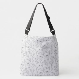 Bolso Cruzado Patrón de flor floral de primavera