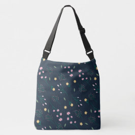 Bolso Cruzado Patrón de flor floral de primavera