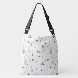 Bolso Cruzado Patrón de flor floral de primavera