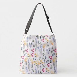 Bolso Cruzado Patrón de flor floral de primavera