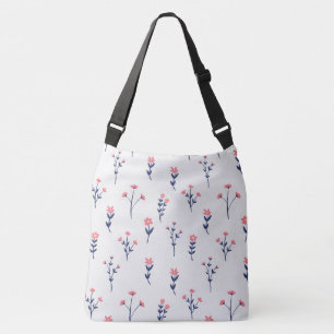 Bolso Cruzado Patrón de flor floral de primavera