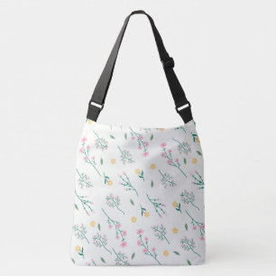 Bolso Cruzado Patrón de flor floral de primavera