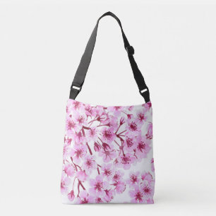 Bolso Cruzado Patrón de floración de cerezo