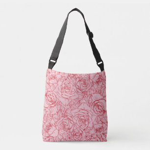 Bolso Cruzado Patrón de flores 14