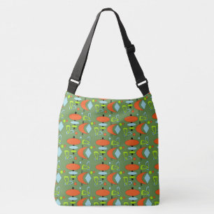 Bolso Cruzado Patrón de formas retro