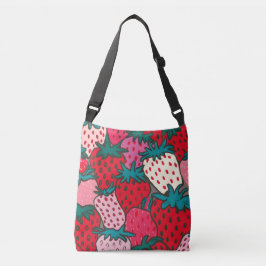 Bolso Cruzado Patrón de fresa