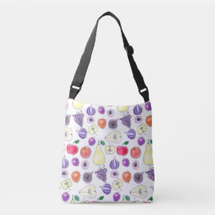 Bolso Cruzado Patrón de frutas