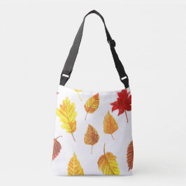 Bolso Cruzado Patrón de hojas de otoño