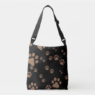 Bolso Cruzado Patrón de huellas de patas