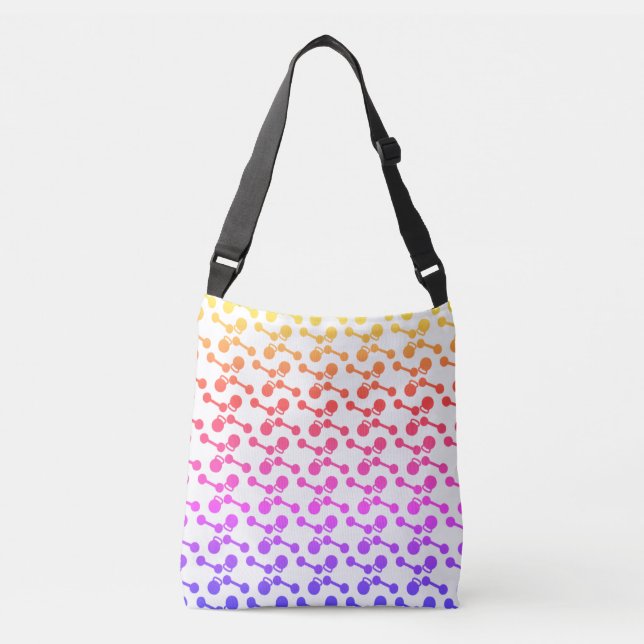 Bolso Cruzado Patrón de las campanas de goma (Anverso)