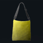 Bolso Cruzado Patrón de malla geométrica de gradiente oscuro ama<br><div class="desc">Patrón de malla geométrica de gradiente oscuro amarillo dorado. Malla geométrica triangular con diseño de gradiente oscuro amarillo oscuro claro.</div>