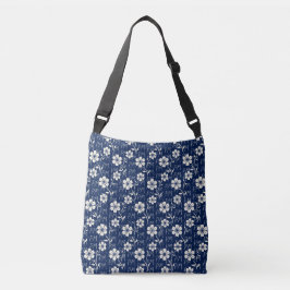 Bolso Cruzado Patrón de monograma floral